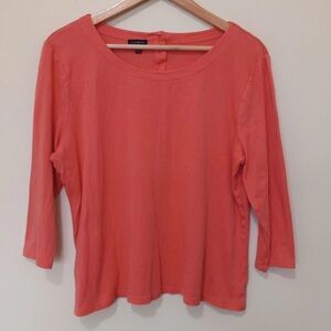 Talbots Women's Coral Top